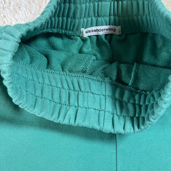 Alexander Wang Turquoise Ribbed Collar Top - Picture 7 of 13